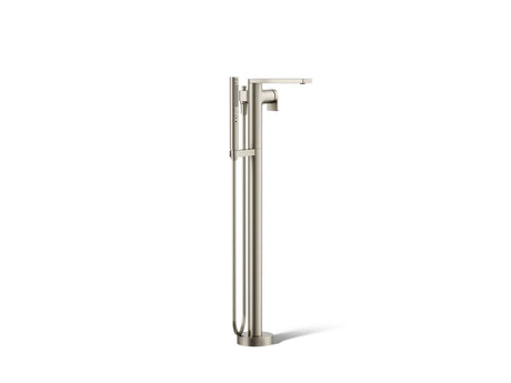Composed® Floor-mount bath filler trim with handshower