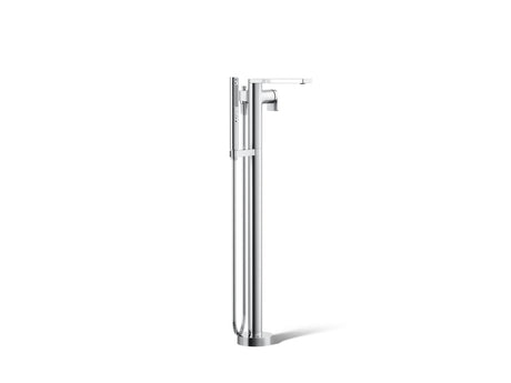Composed® Floor-mount bath filler trim with handshower