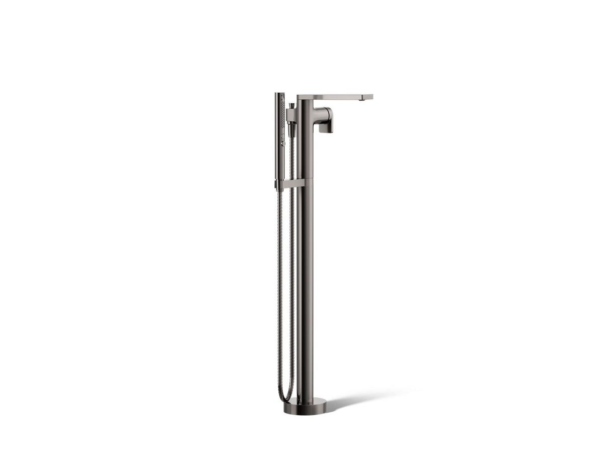 Composed® Floor-mount bath filler trim with handshower