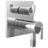 Frank Lloyd Wright Bath Collection by Brizo TempAssure Thermostatic Valve with 3-Function Integrated Diverter Trim - Less Handles