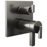 Frank Lloyd Wright Bath Collection by Brizo TempAssure Thermostatic Valve with 3-Function Integrated Diverter Trim - Less Handles