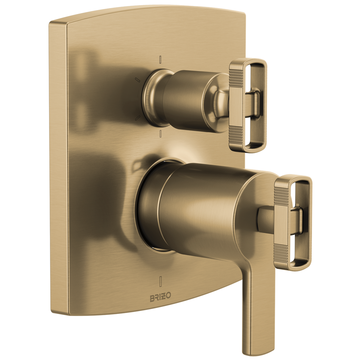 Kintsu TempAssure Thermostatic Valve with Integrated 6-Function Diverter Trim - Less Handles