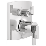 Kintsu TempAssure Thermostatic Valve with Integrated 6-Function Diverter Trim - Less Handles