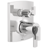 Kintsu TempAssure Thermostatic Valve with Integrated 6-Function Diverter Trim - Less Handles