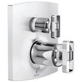 Kintsu Pressure Balance Valve with Integrated 6-Function Diverter Trim - Less Handles