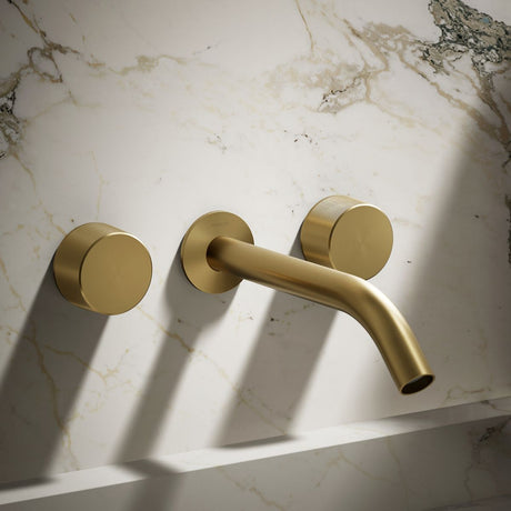 Components® Wall-mount bathroom sink faucet Oyl handle trim