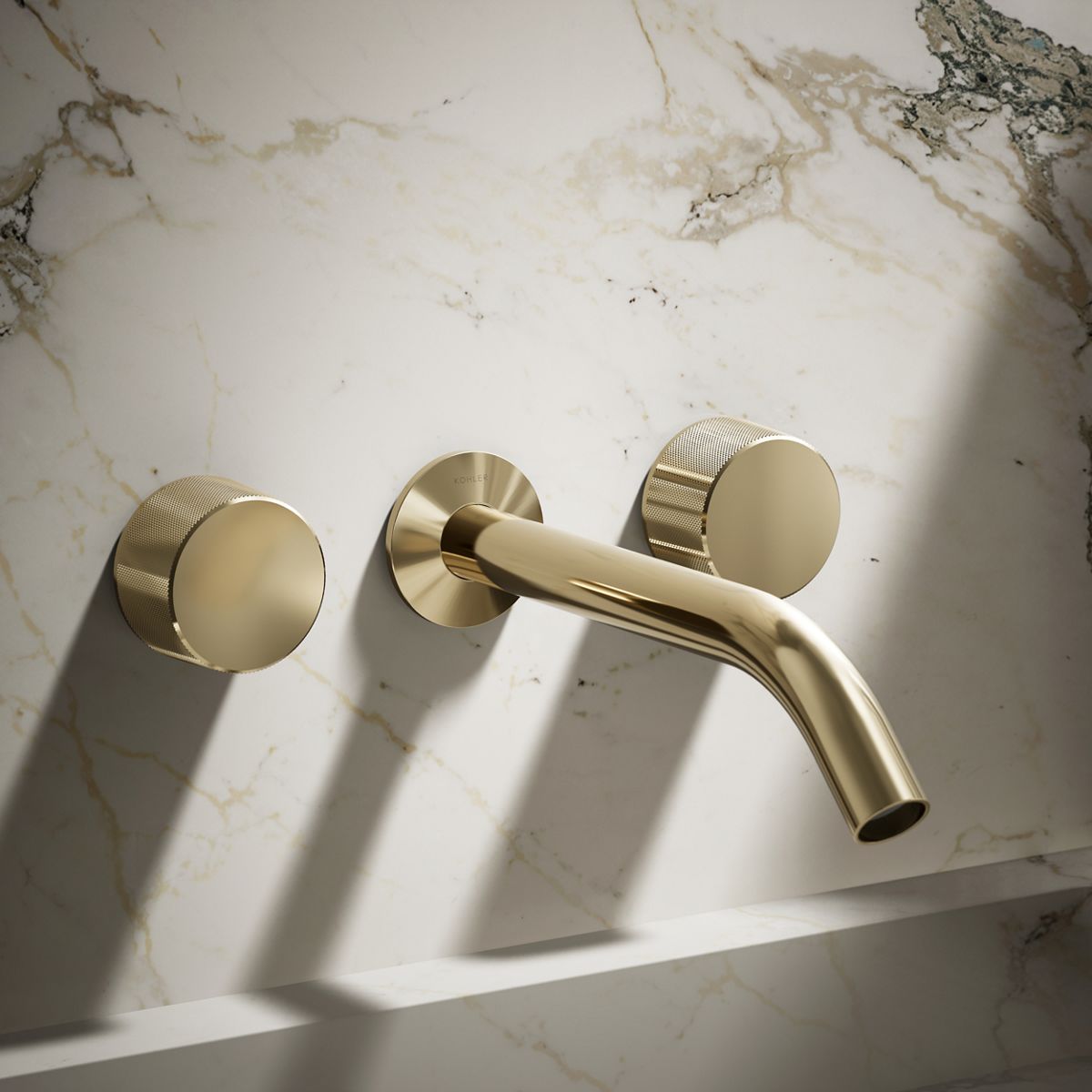 Components® Wall-mount bathroom sink faucet Oyl handle trim