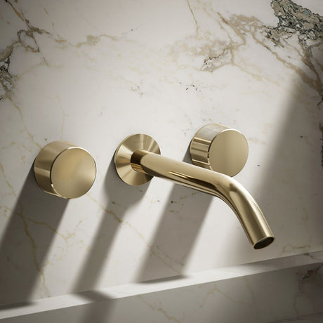 Components® Wall-mount bathroom sink faucet Oyl handle trim