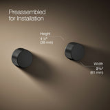 Components® Wall-mount bathroom sink faucet Oyl handle trim
