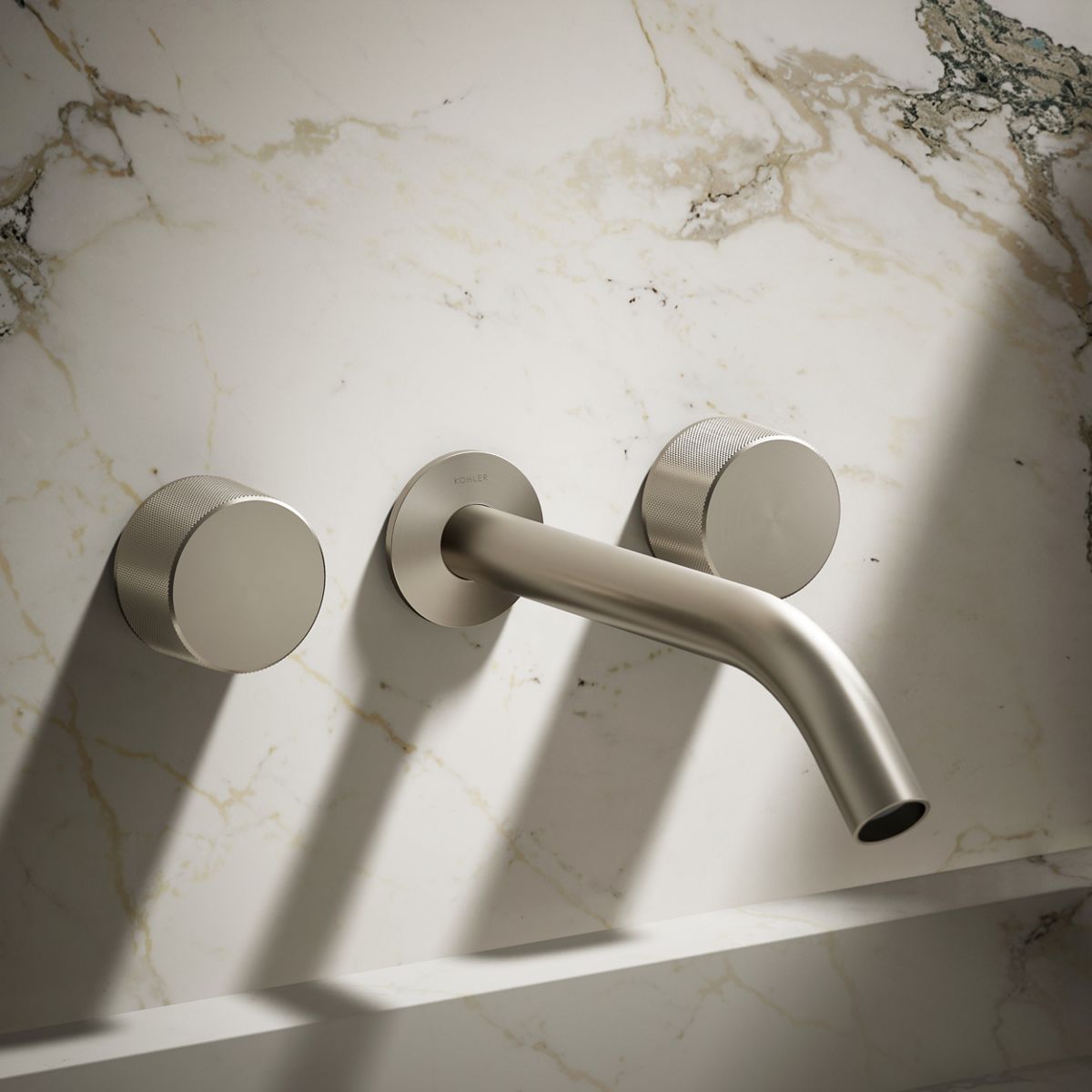Components® Wall-mount bathroom sink faucet Oyl handle trim