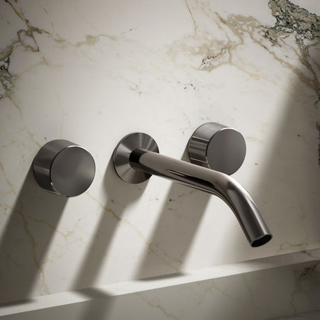 Components® Wall-mount bathroom sink faucet Oyl handle trim