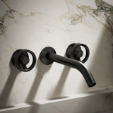Components® Wall-mount bathroom sink faucet Industrial handle trim