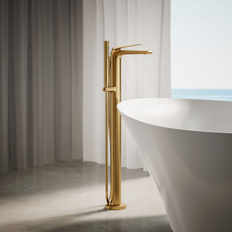 Avid® Floor-mount bath filler trim