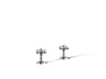 Artifacts® Deck-mount bath faucet handle trim with Cross design