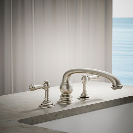 Artifacts® Deck-mount bath faucet handle trim with Lever design