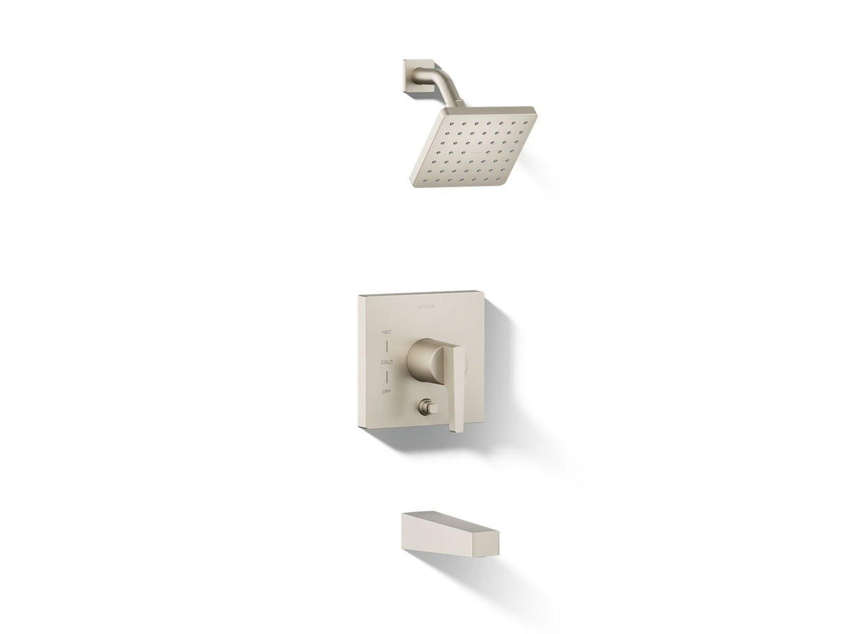 Honesty® Rite-Temp® bath and shower trim kit with push-button diverter, 1.75 gpm