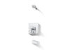 Honesty® Rite-Temp® bath and shower trim kit with push-button diverter, without showerhead