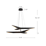 Kuzco Tachi 42-in Chandelier