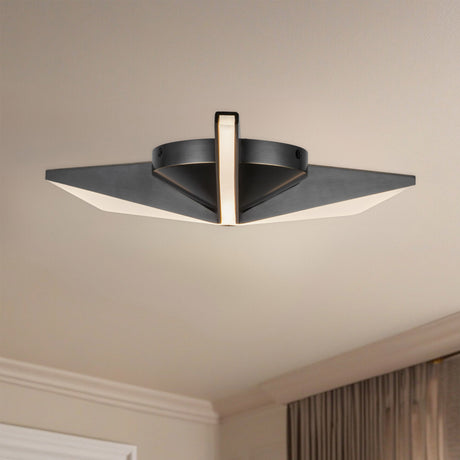 Kuzco Tachi 15-in Flush Mount