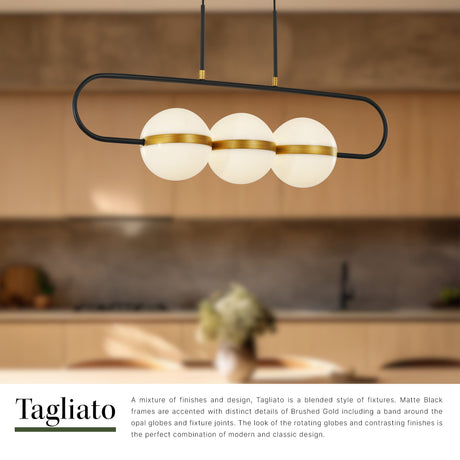 Alora Tagliato 32-in Linear Pendant
