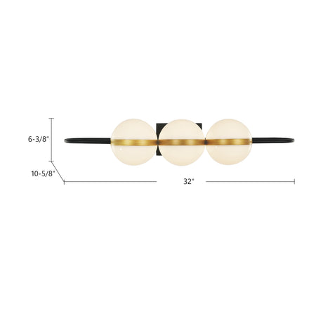 Alora Tagliato 32-in Wall/Vanity Light