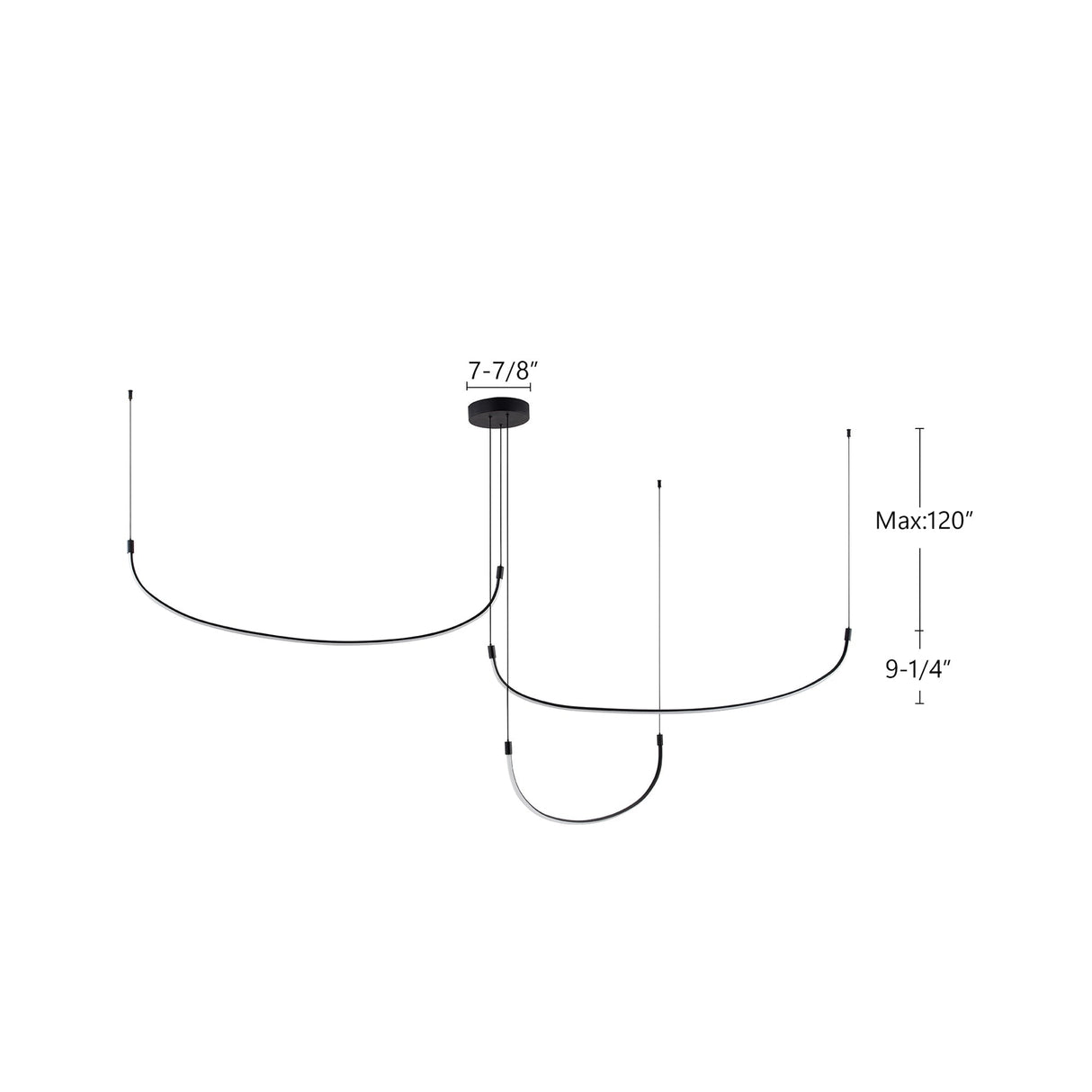 Kuzco Talis 70-in Multi Pendant