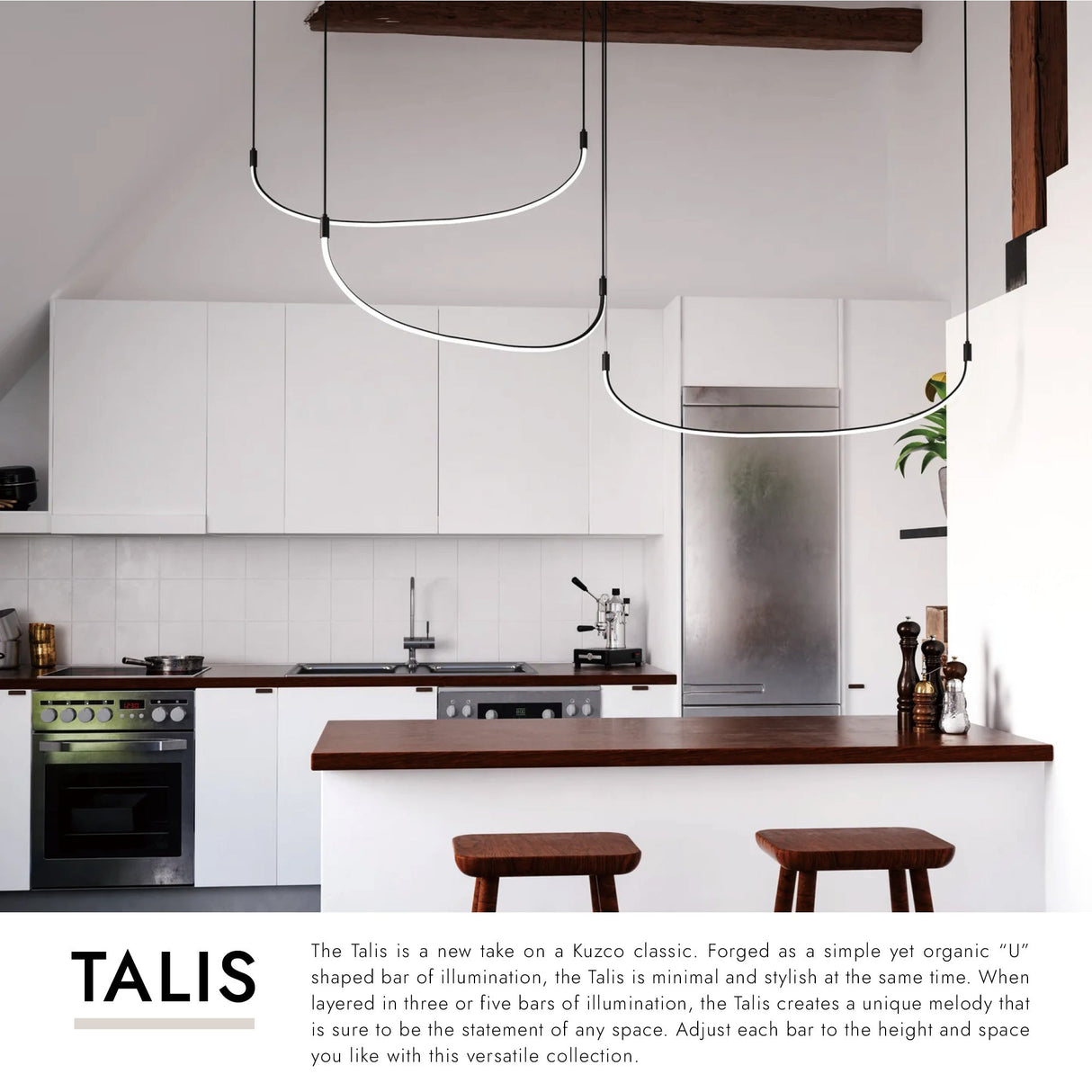 Kuzco Talis 70-in Multi Pendant