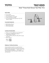 Silas Deck-Mount Tub Filler Trim