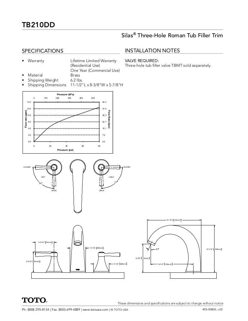Silas Deck-Mount Tub Filler Trim