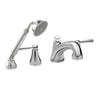Vivian Deck-Mount Tub Filler Trim with Lever Handles and Handshower