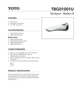 Tub Spout - Modern R
