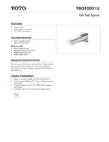 GB Tub Spout
