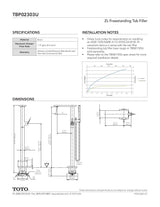 ZL Freestanding Tub Filler