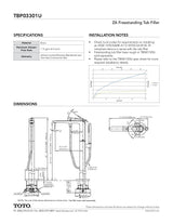 ZA Freestanding Tub Filler