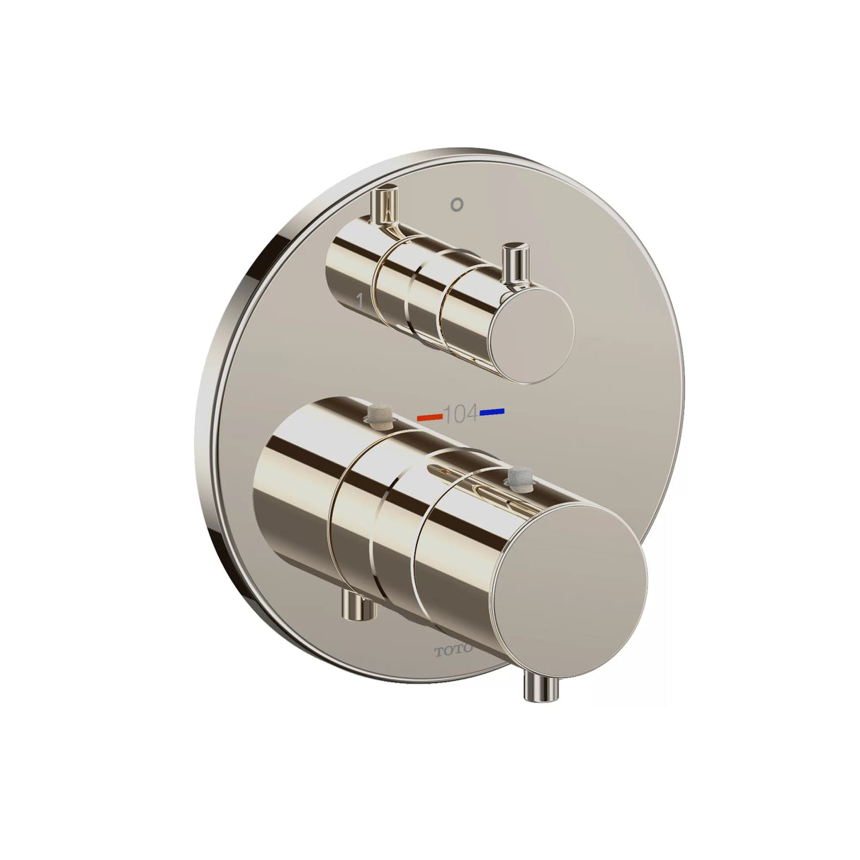 Thermostatic Mixing Valve with Two-way Diverter Trim - Round
