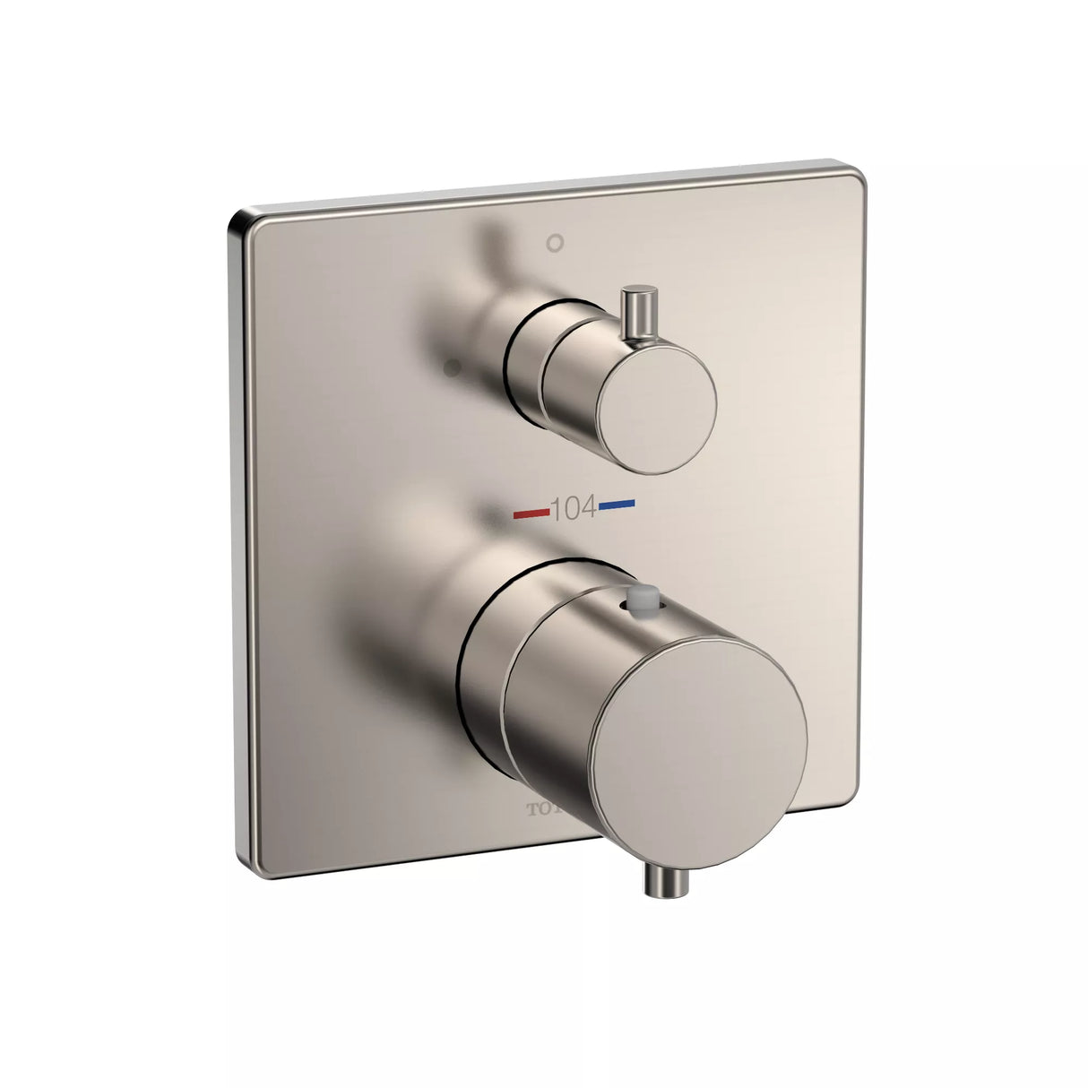 Thermostatic Mixing Valve with Two-way Diverter Trim - Square