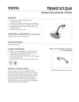 Modern Showerhead 1 Mode