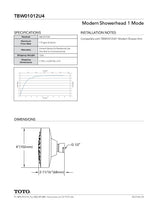 Modern Showerhead 1 Mode