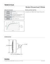 Modern Showerhead 5 Mode