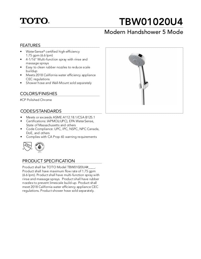 Modern Handshower 5 Mode