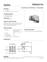 Handshower Wall-Mount - Adjustable