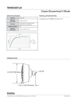 Classic Showerhead 5 Mode