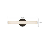 Kuzco Vibe Tectra 18-in Wall/Vanity Light