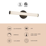 Kuzco Vibe Tectra 18-in Wall/Vanity Light