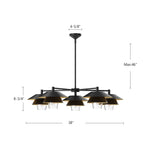 Alora Mood Tetsu 38-in Chandelier