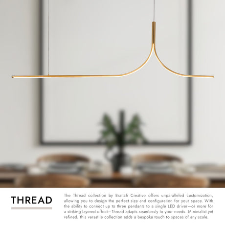 Kuzco Thread 5-ft Linear Pendant