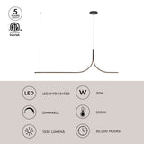 Kuzco Thread 5-ft Linear Pendant