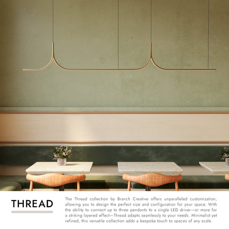 Kuzco Thread 10-ft Linear Pendant