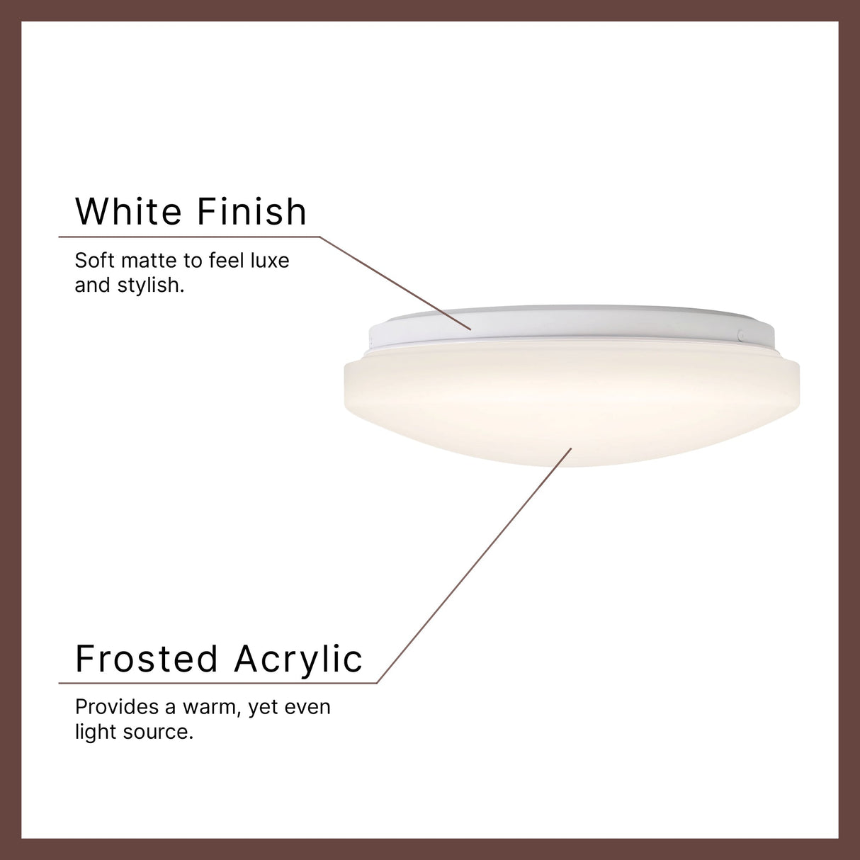 Kuzco Vibe Tio 11-in Flush Mount