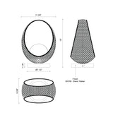 Kuzco Lanai 16-in Table Lamp